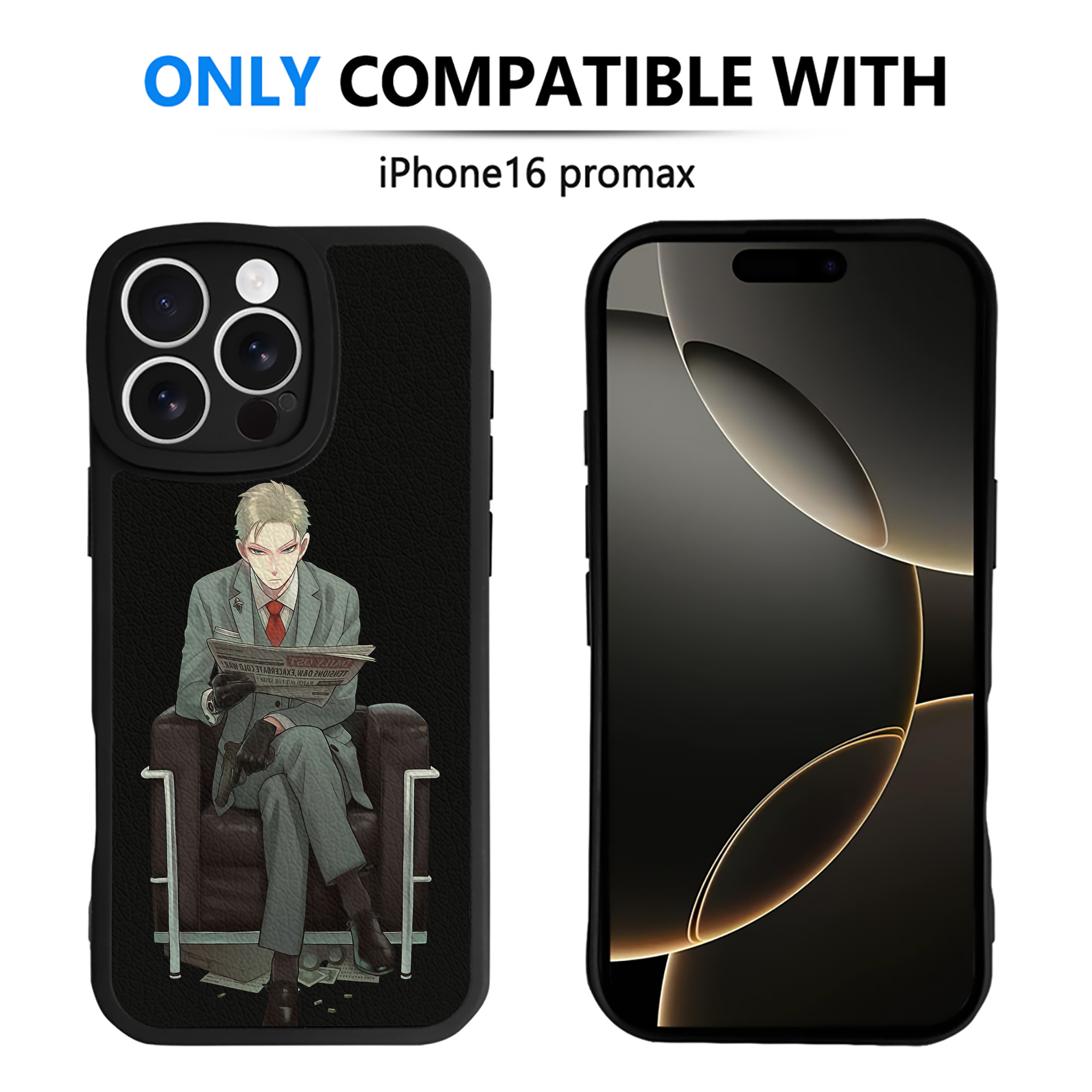 （画像用） SPY×FAMILY间谍家家酒 【iPhone 16シリーズ対応】シリコンスマホケース（レザー調） 材質：シリコン